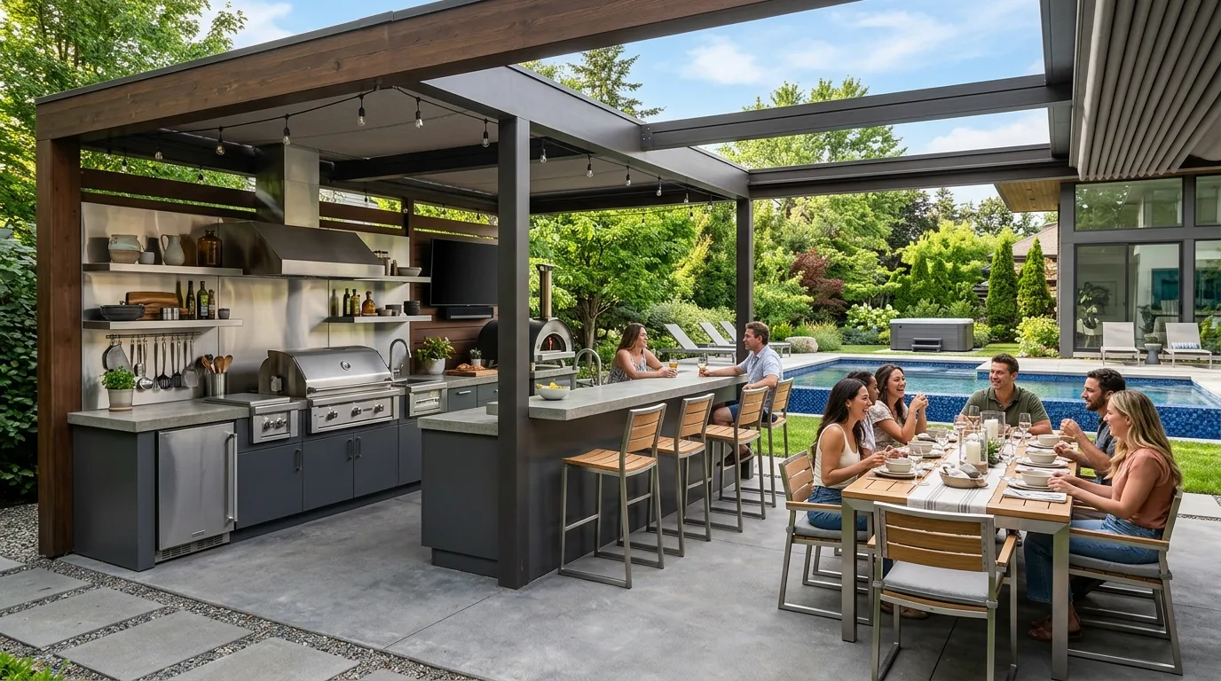 Small Patio Living Setup